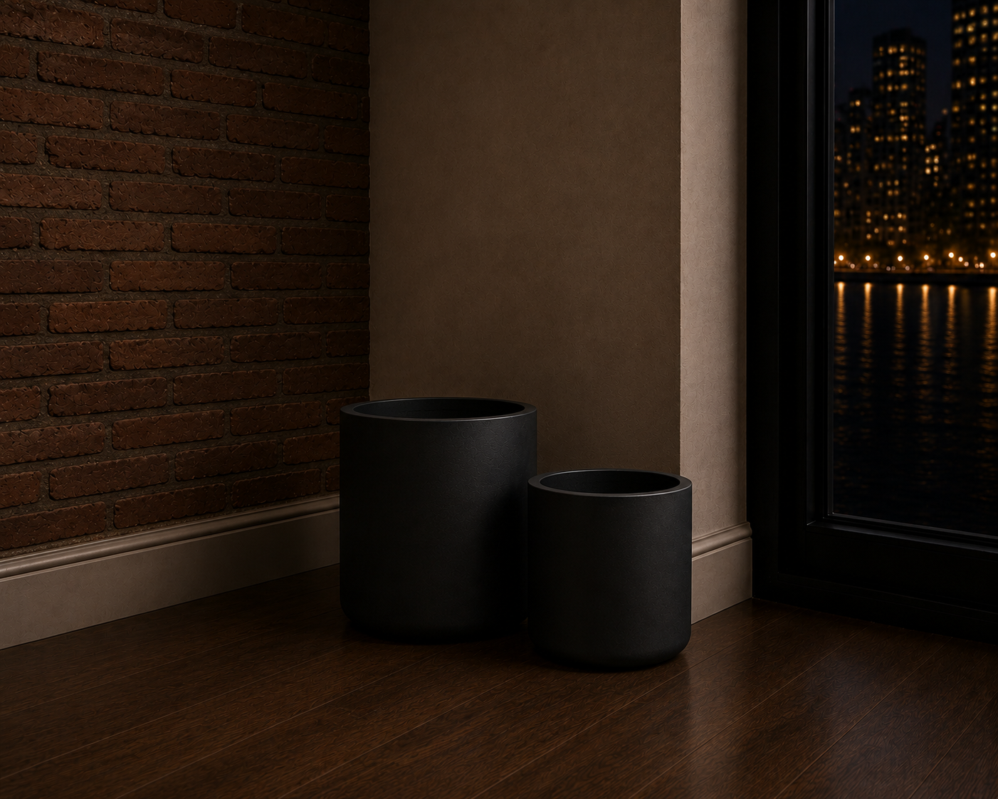Concrete Jungle Planter (Set of 2)
