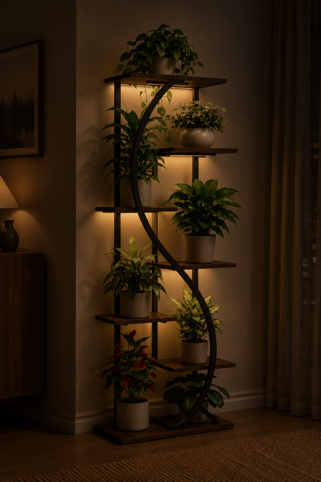 Slytherin House Plant Stand