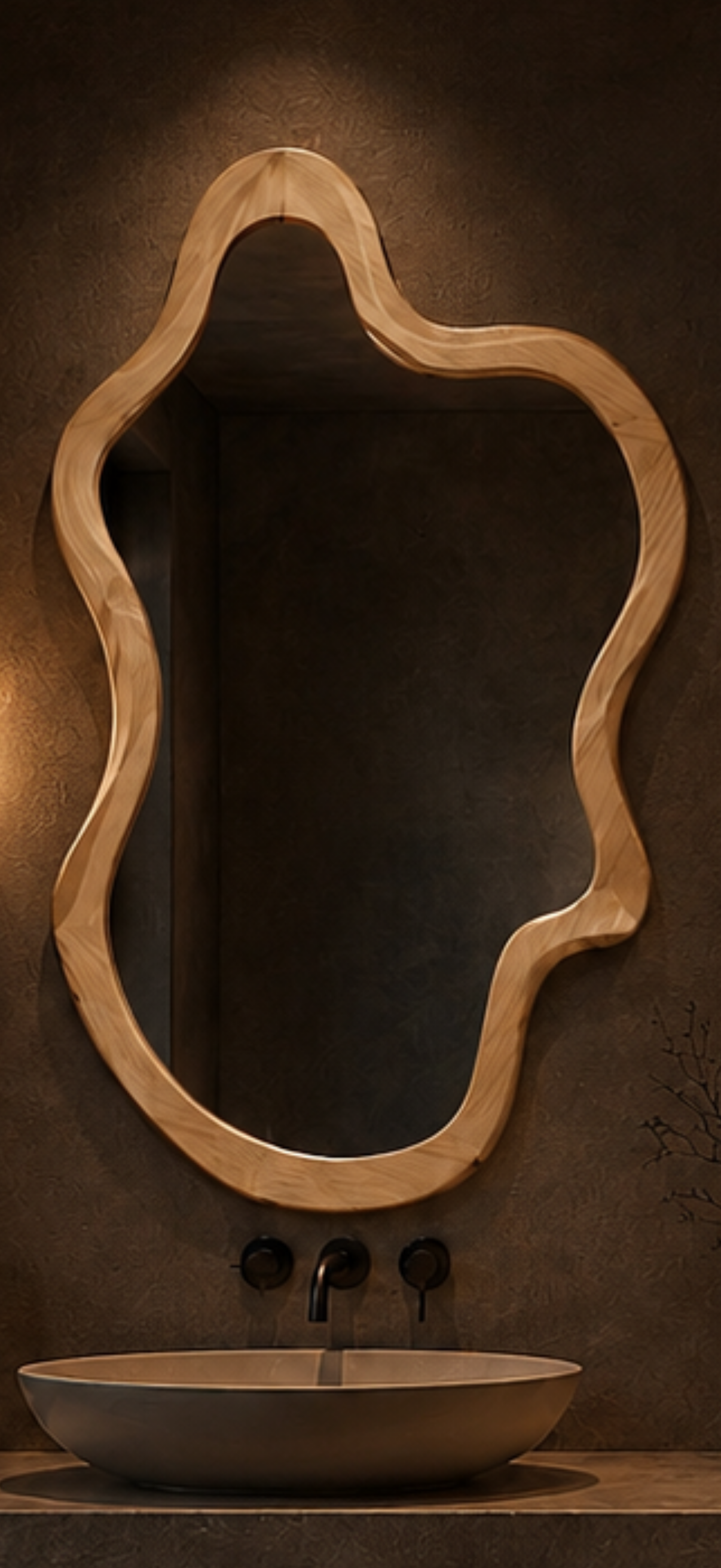 Fooglie Shaped Wall Mirror