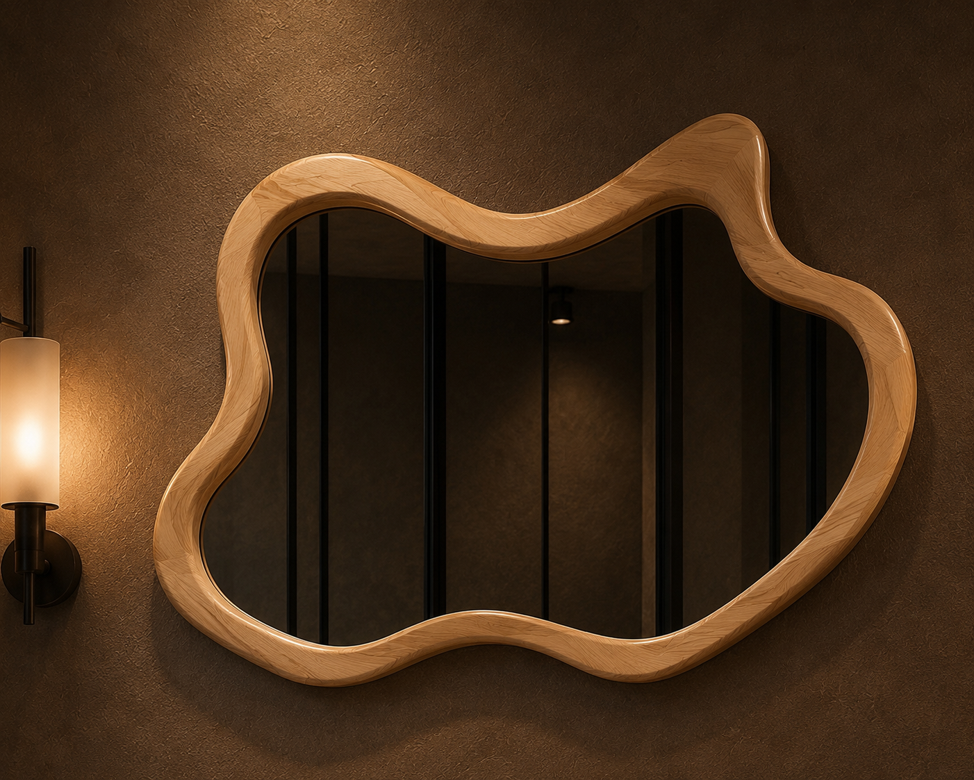 Fooglie Shaped Wall Mirror