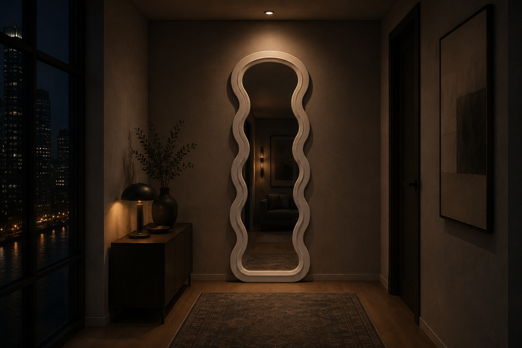 Body Wave Floor Mirror