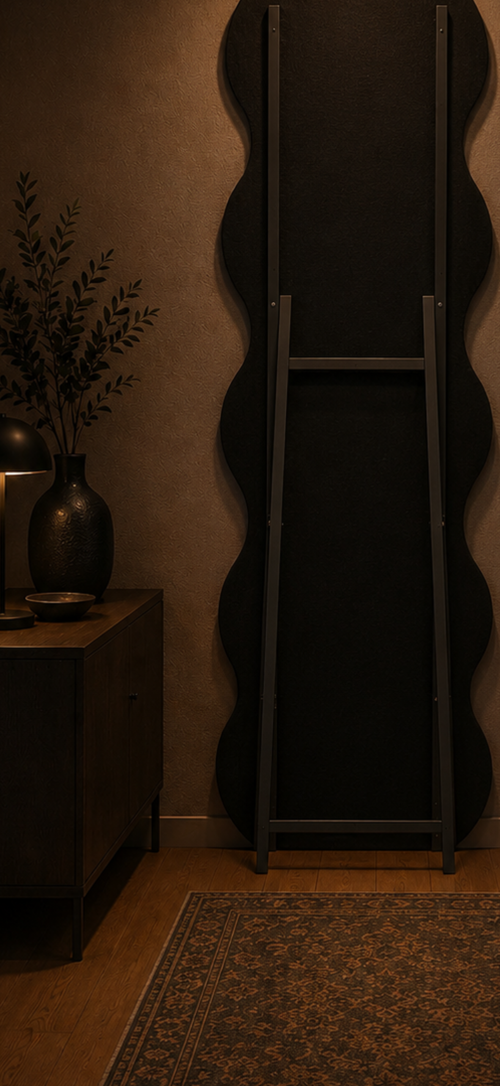 Body Wave Floor Mirror