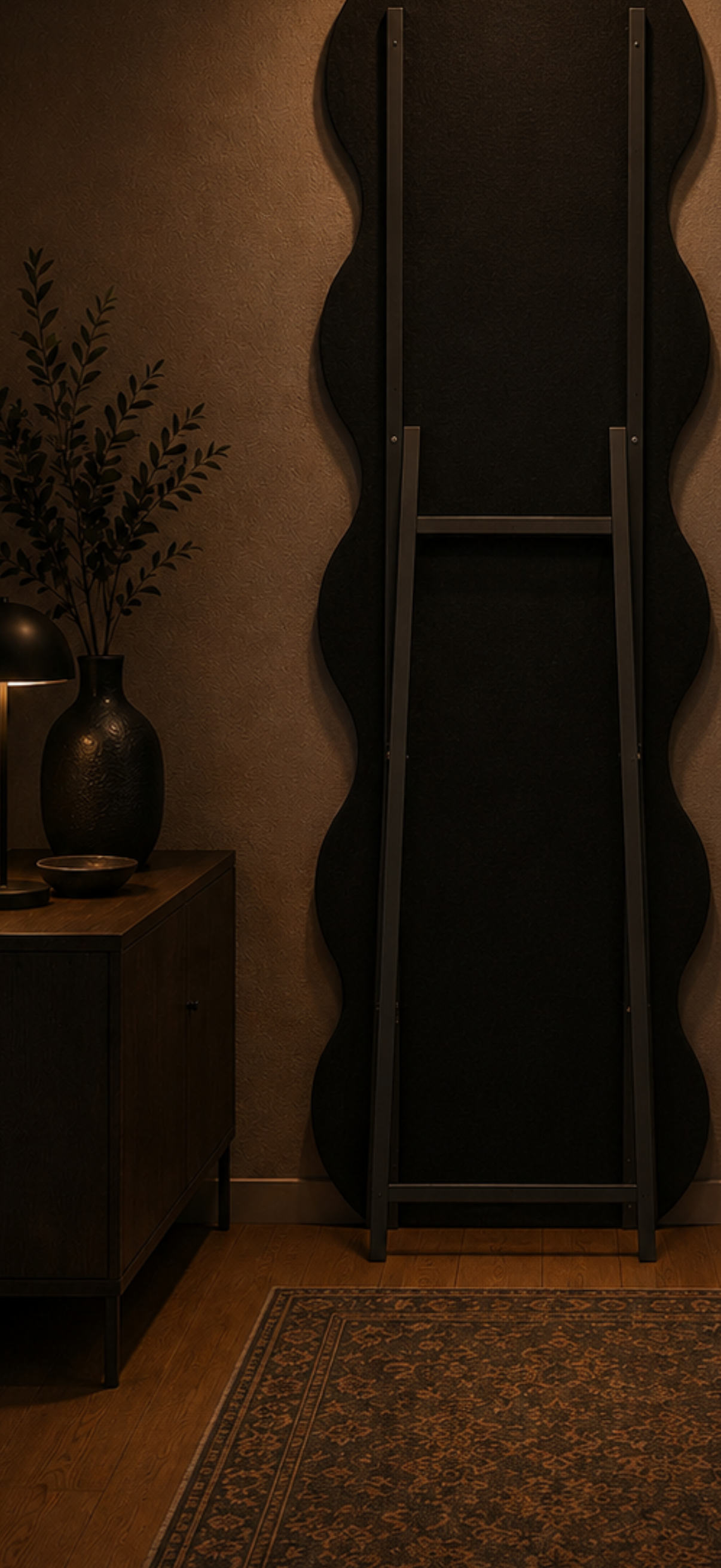 Body Wave Floor Mirror