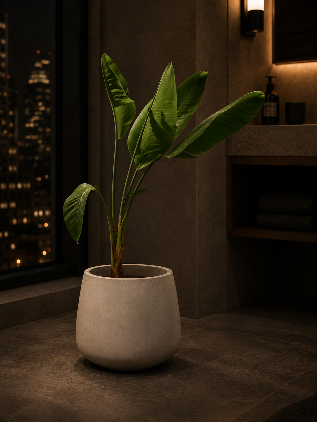 Concrete Jungle - Amethyst Planter