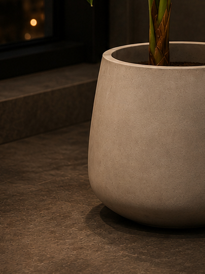 Concrete Jungle - Amethyst Planter