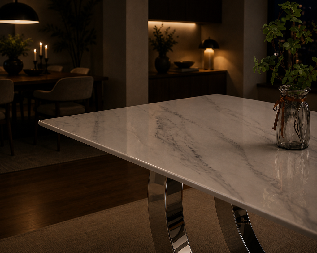 Labyrinth Marble Dining Table