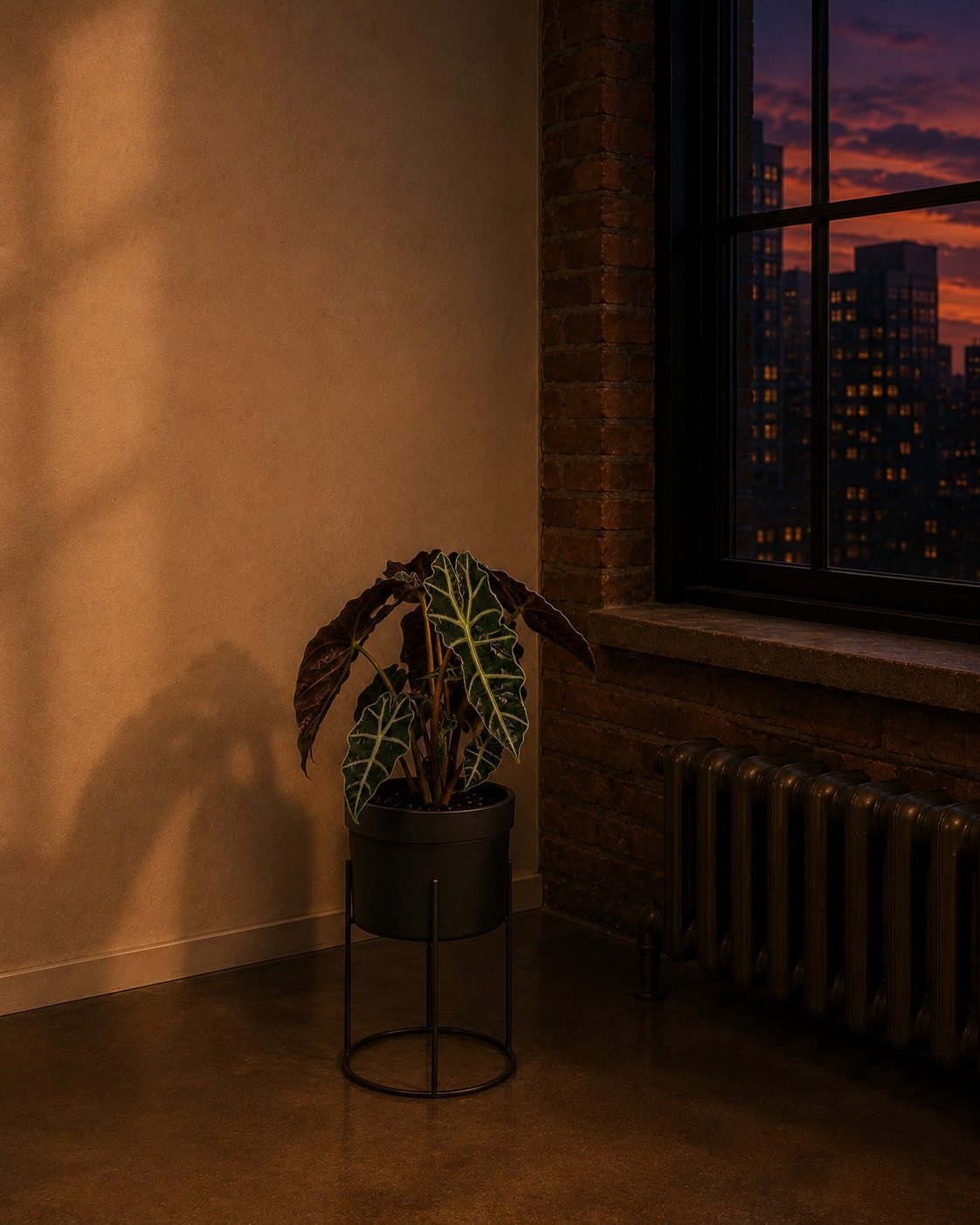 'African Mask' - Alocasia Polly 4" Nursery Pot